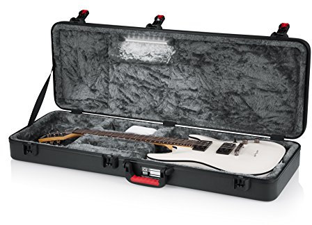 Gator GTSA-GTRELEC-LED TSA Gitarrenkoffer mit LED – Hartschalenkoffer für E-Gitarre – Flugtauglich, stoßfest, wasserdicht – Ideal für Reisen & Bühne