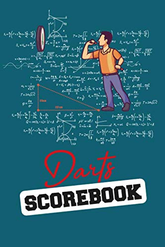 Darts Scorebook - Scoreboard für 100 Cricket Partien: 6x9 Darts Scorebook, Spielblock fuer 100 Dartpartien + Dart Out Chart um deinen Sieg einfach zu ... Dein optimaler Dartzaehler von Darts Fire.