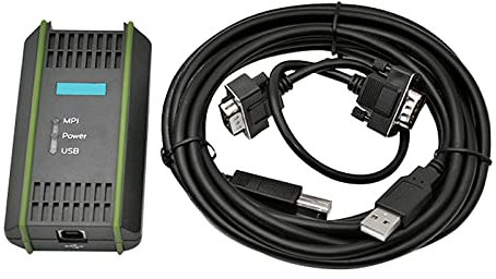 WRETKEON PLC-Programmierkabel für Siemens S7 200/300 /400-6ES7 972-0CB20-0XA0 USB-MP/DP/PPI Adapterkabel USB auf PPI MPI 840D CNC-System,TP170/177/270，OP25/35/77，MP177 /270/277B