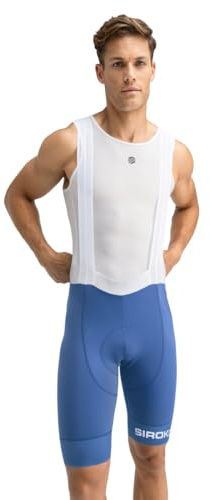 SIROKO - Culotte Ciclismo Bx Umbrail - XL - Azul Navy/Blanco