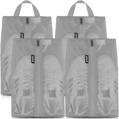 Bolsas de viaje para zapatos Prezon, malla de TPU resistente al agua, cremallera YKK resistente, bolsa de almacenamiento para zapatos, organizador de embalaje de zapatos, bolsa de zapatos unisex para