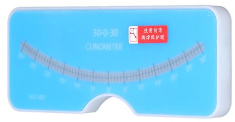 Fyearfly Skoliose-Testmessgerät, Tragbares Medizinisches Bewertungstool 0 Bis 30 Grad Skoliose-Messgerät Für Die Wirbelsäule, Für Erwachsene Und Kinder