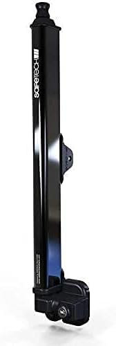 Safetech Hardware Top Pull Magnetic Gate Latch with Self Latching Mechanism, Key Lockable Child Safety Pool Fence Latch Made for Any Square Gate Frame and Post (SL-50H Black)