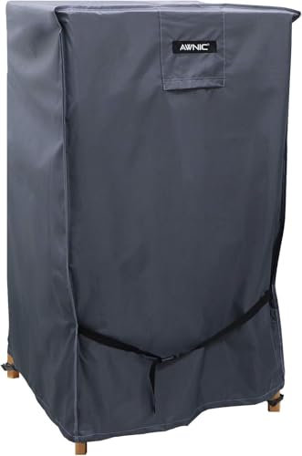 Awnic Gartenstuhl Schutzhülle Abdeckung Stapelstühle Abdeckung Wasserdicht 420D Polyester Gitterartiges Gewebe Wasserdicht Reißfest 68X68X110cm