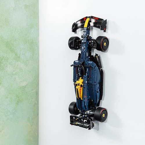 Brickify Väggfäste kompatibel med Lego Technic Red Bull RB20 42206 – Visa din bil säkert – Lego-set ingår inte