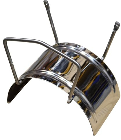 Aurexis Wandschlauchhalter, Edelstahl, Rostfrei, Universell für Schläuche von 13mm bis 25mm, Wandmontage, für Garten und Werkstatt