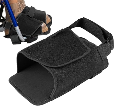 Reposapiés para silla de ruedas Fácil instalación, reposapiés Drive | Reposapiernas anticaída para silla de ruedas Soporte para andador y scooter de movilidad, para hombres, mujeres y