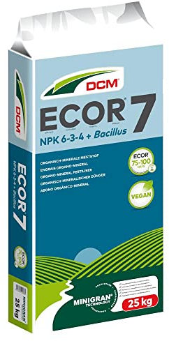 DCM ECOR® 7 Dünger 25kg Universaldünger Gemüsedünger Obstdünger Rasendünger