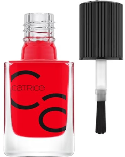 Catrice CATRICE ICONAILS Gel Lacquer, Nagellack, Nr. 140, Rot, langanhaltend, glänzend, acetonfrei, vegan, ohne Mikroplastikpartikel, ohne Konservierungsstoffe, 1er Pack (10.5ml)