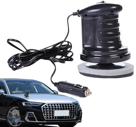 Máquina De Encerado Para Coches - Pulidora Para Automóvil 12V | Accesorios de Cuidado Automotriz Pulidora para Metal Madera Moto Vidrio Mármol Restauración de Superficies