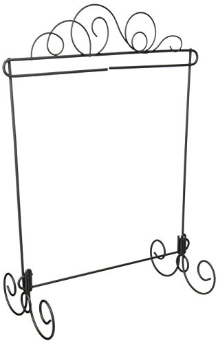 Ackfeld ACK89727 Grey/Silver Meandering Single Table Stand, 11.5 x 11.5