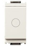 Vimar Serie Idea – Pulsante 1 polo Contatto chiuso 16 A Bianco