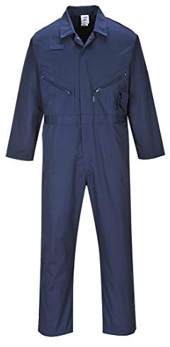 Portwest Mono Liverpool Con Cremallera, Tamaño: 4XL, Color: Marino, C813NAR4XL