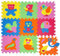 LittleTom 9 Teile Spielmatte Baby ab Null - 30x30 Schaumstoff Puzzlematte Kinder Isomatte Baby Spielteppich Outdoor - Puzzle Teppich Matte Baby Krabbelmatte Abwaschbar Bodenschutzmatte Kinderzimmer