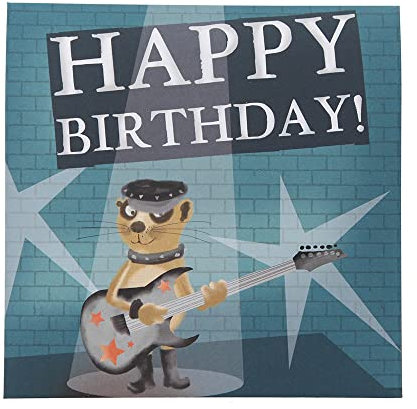 Depesche 0011694-026 Pop-up Glückwunschkarte zum Geburtstag, Klappkarte mit Musik, Lichtelementen und einem originellen Spruch, Geburtstagskarte inkl. Umschlag, Format 15,5 x 15,5 cm