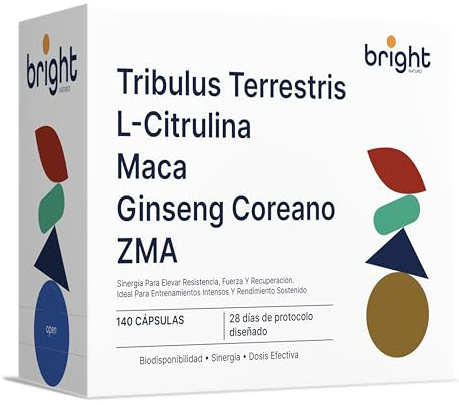 Tribulus Terrestris, Maca, Ginseng, L-Citrullin, Zma - SmartAbsorb™ | för energi, muskelfunktion och sömn | 28 dagliga dospåsar