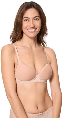 Playtex Andningsbart mikrofiber bygel Spacer BH dam x 1, Beige färg, 75C