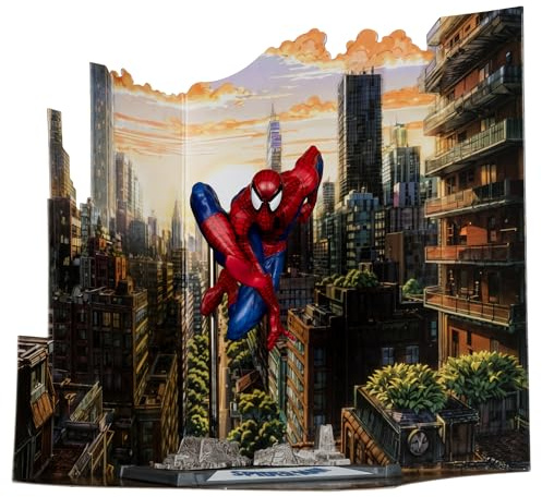 McFarlane Marvel Spider-Man Figura Posada a Escala 1:10 con Escena (Spider-Man #6) Juguetes