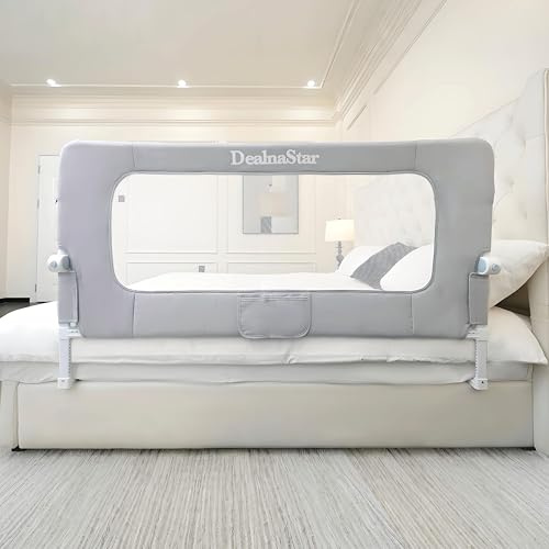 DealnaStar Barrière de lit pliable de 80 cm, protection de lit