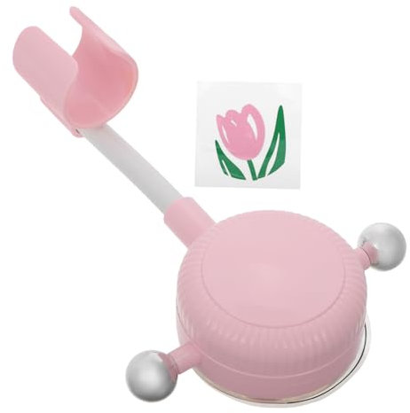 PAMINGONO Soporte De Ducha Ventosa Ajustable Sin Taladrar Reutilizable Montaje Pared Color