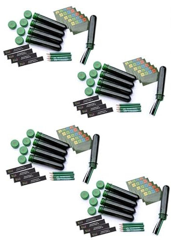 100 TLG. Geocache Set Paket Geocaching Versteck Logbücher Petling wasserdicht gr