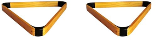 Owaefuqoir 2X Wooden Billiard Ball Rack Solid Triangle Rack Pool Ball Racks Triangle Billiard Ball Racks Billiards Triangle Rack
