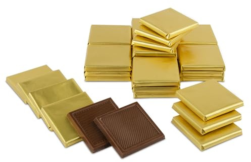 Elit - Lion Neapolitain Lait Chocolat Emballé dans du Feuille de Chocolat Cadeau pour Mariage, Baby Shower, Occasions Spéciales (Chocolat au Lait - Feuille d'or (145 pièces - 1 kg))