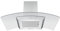 Cookology Curved Glass Chimney Cooker Hood, Wall Mounted Extractor Fan, LED lighting, Adjustable Height (Stainless Steel, 90cm)