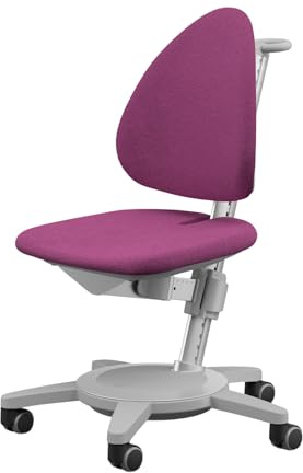Moll Maximo Kinderschreibtischstuhl | mitwachsend & ergonomisch mit individuell Verstellbarer Sitzfläche und Rückenlehne | Drehstuhl ideal für Schulkinder | langlebig & hochwertig | Made in Germany