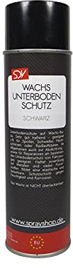 SDV Chemie Unterbodenschutz Wachs schwarz 6x 500ml Unterbodenwachs UBS Wax dunkel KFZ Auto