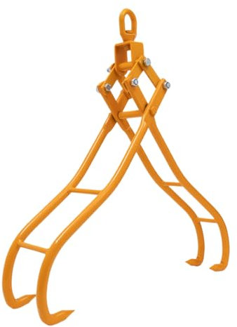 Grappin de troncos de 4 garras, pinza forestal para troncos, 2T capacidad de carga, diámetro de apertura 0 – 91,4 cm, acero al carbono, captura de troncos, eficiencia y flexibilidad