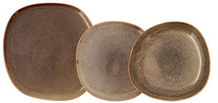 Bidasoa Ikonic Vajilla Cerámica Irregular Blanco Apto Microondas