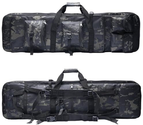 custodia fucile Borsa Tattic, Borsa Porta Fucile, Custodie Per Carabine Custodie Per Carabine Con 5 Tasche Esterne Utilizzato Per Riporre Carabine E Fucili A,117cm