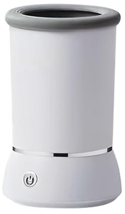 Hundepfoten Reiniger, automatischer Hundepfoten reiniger, Pfotenreiniger für Hunde, Entfernt Dreck & Schmutz von Hundepfoten, Weiß