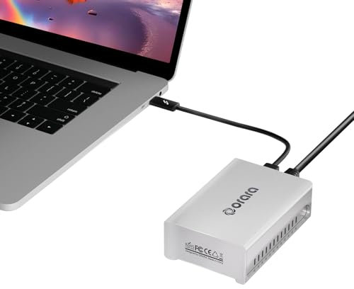 ORARA USB4 10GbE Ethernet Adapter, Compatible with Thunderbolt 3/4/5 Ports, 10G Network Adapter, RJ45 Port Supports 10Gb/s, 5Gb/s, 2.5Gb/s, 1Gb/s and 100Mb/s Base-T for Mac/Windows/NAS