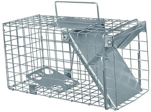 Extra große Rattenfalle 35x17x20cm XXL I Lebendfalle I Schneller und einfacher Fang I Wetterfeste und robuste Falle I Lebendfallen mit 1 Eingang