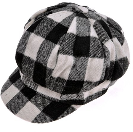 ZYLC unisex varm skärm keps barett hatt vinter ballongmössa klassisk design med skärm