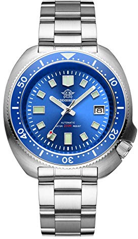 ADDIESDIVE Relojes automáticos de Buzo Reloj analógico automático para Hombre con Correa de Acero Inoxidable