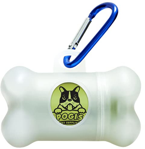 Pogi Dispenser a Forma di Osso – con 15 Sacchetti igienici Inclusi