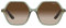 Vogue Damensonnenbrille VO5361S 302213 Farbe Grün Braun Glasgröße 55 mm