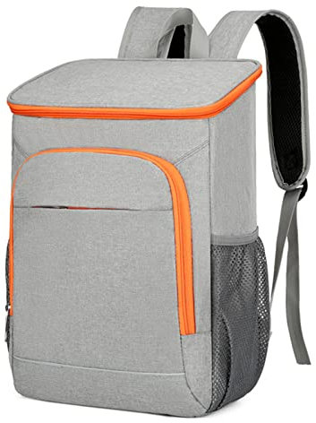 Lixada Kühlrucksack mit Kühlbox, Kühlbox, wasserdicht, zwei Etagen, für Camping, Wandern, Picknick, Strand
