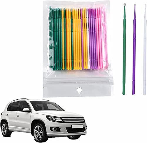 Lacktupfer Auto Set,Lacktupfer Auto,Lack Tupfer Lackpinsel,Autolack Tupfer zur Lackausbesserung,Lackpinsel Fein Lack Tupfer Präzisions-Tupfer,Lackreparaturpinsel zum Ausbessern von Lackschäden,100 Pcs