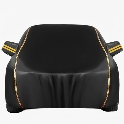 Housse de Voiture pour Tesla Model Y,Bâche Voiture complète Coupe-Vent Neige Pluie UV Hiver Garage Oxford Tissu Anti-Rayures Couverture avec Bandes réfléchissantes bâche de Voiture
