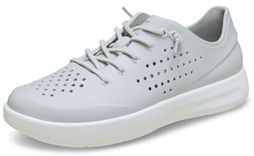 Crocs Men's Inmotion Pacer Sneakers, Walking Shoes for Men with LiteRide Comfort, Atmosphere/White, 8