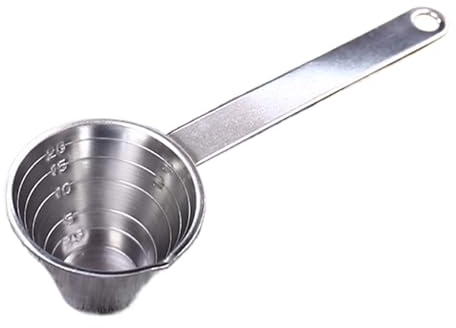 Cucharas medidoras de acero inoxidable de alta calidad, herramientas de cocina, báscula de cuchara de metal pequeña, juego de medición de precisión, diseño apilable, medidas grabadas, fácil de limpiar