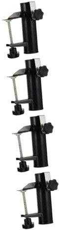 TOYANDONA 4pièces Support De Parasol De Table Extérieur Fixation pour Clip De Anti-Vent pour Plage Et Jardin pour Parasols De Terrasse Et Camping