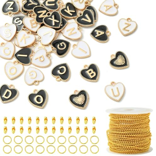 Stiesy - Ciondolo smaltato in vari stili, ciondoli pendenti smaltati per bracciali fai da te, collane, artigianato, ornamenti, accessori e decorazioni