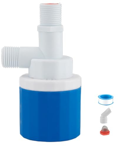 Válvula de Flotador | Válvula de Flotador de Control de Nivel para Tanques de Agua - Accesorios De Tubería Automáticos De Precisión Integrados Para Tanques Domésticos, Torres, Estanques De Jardín Y