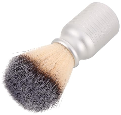 Beavorty Pennello da Barba Sintetico per Uomo Strumento da Viaggio per Crema e Schiuma da Barba Accessori per Rasatura Portatili