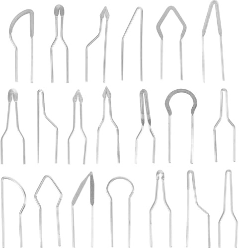 Genérico Puntas para Pirograbado Metálicas Resistentes 1-20 Números, Kit de Repuesto para Quemador de Leña de Alta Impedancia, Herramienta para Quemar Madera, Consejos para Pirograbar